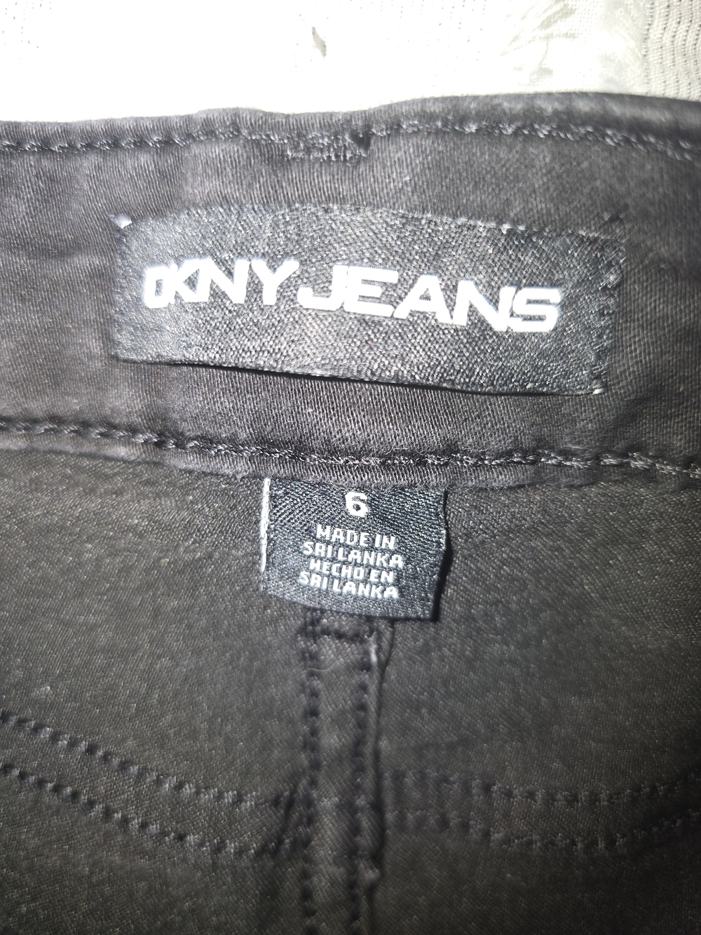 Dkny Women's Black Denim Shorts - Picture 6 of 6